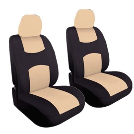 4pcs/set Universal Car Front Seat Cushion Cover Head Cushion Cover Breathable Cloth Seat Cover Pad Set