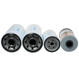 4 Pcs TONNISI ST-1014 Oil & Fuel & Water Separator Filter Kit Replaces P552100, P556916, P550467 Compatible With many Detroit Diesel Series 60 Applications