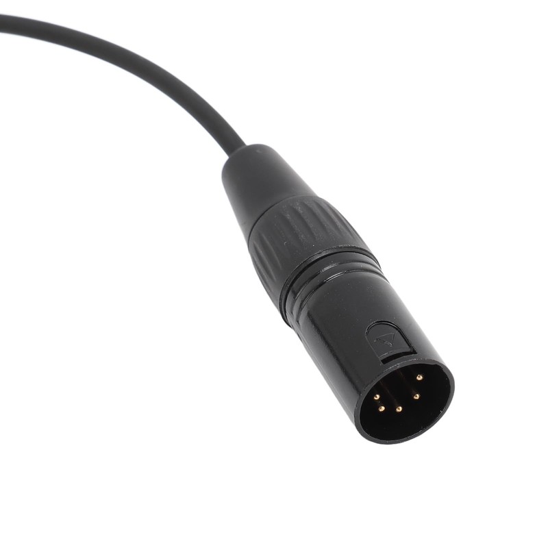 Aviation Headset Adapter GA Dual Plug to Airbus 5 Pin