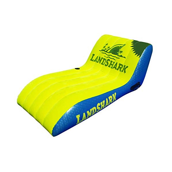 Land Shark Pool Lounger, Yellow, One Size