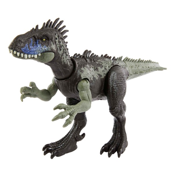 Mattel Jurassic World Toys Dominion Wild Roar Dryptosaurus Dinosaur Action Figure Toy with Sound & Attack Action, Plus Downloadable App & Ar Medium