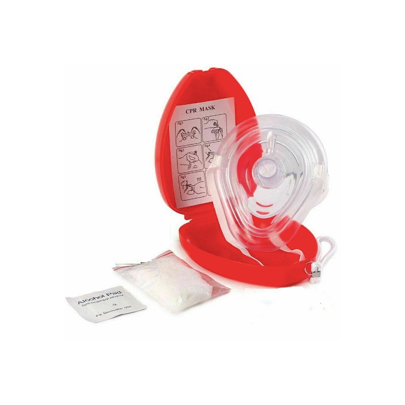 CPR Mask with One-Way Valve - First Aid Face Shield