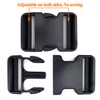 honigo Quick Side Release Buckles 2" Wide 4 Pcs Dual