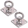 AB Tools 2 Pk Swivel Pad Eye Ring Tie Down