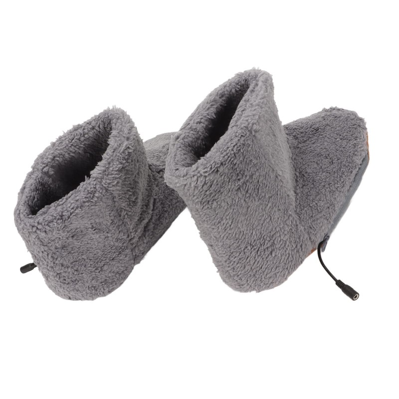 Heated Foot Warmer, USB Charging, Electric Warmer Shoes, Electric Plush