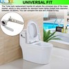 LRMYS Chrome Plated Replacement Toilet Tank Handle, Universal Fit Metal