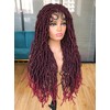 Annivia 32Inch Full Double Lace Box Braided Wigs for Black