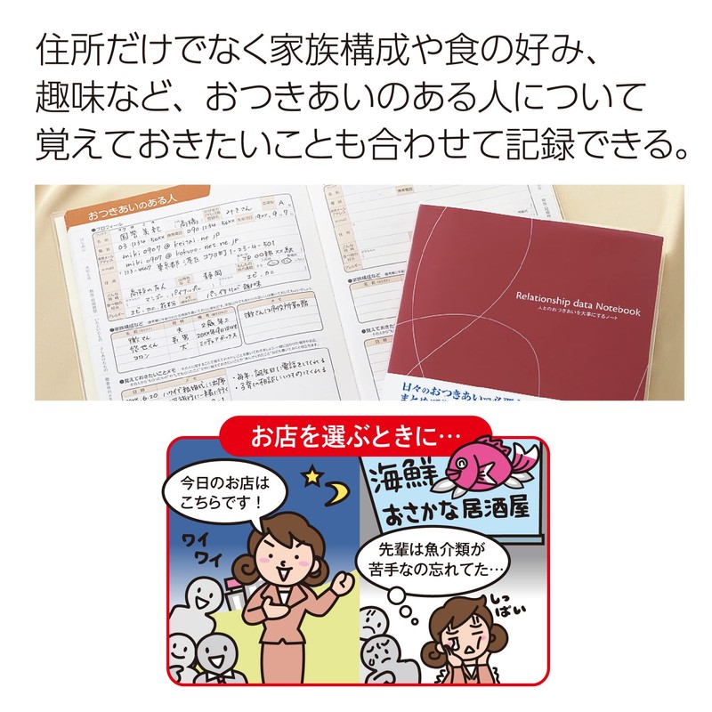 Kokuyo LES-R101 Relationship Data Notebook