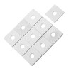 OUNONA 10 Pack Square Washers Set Flat Stainless Steel Washers