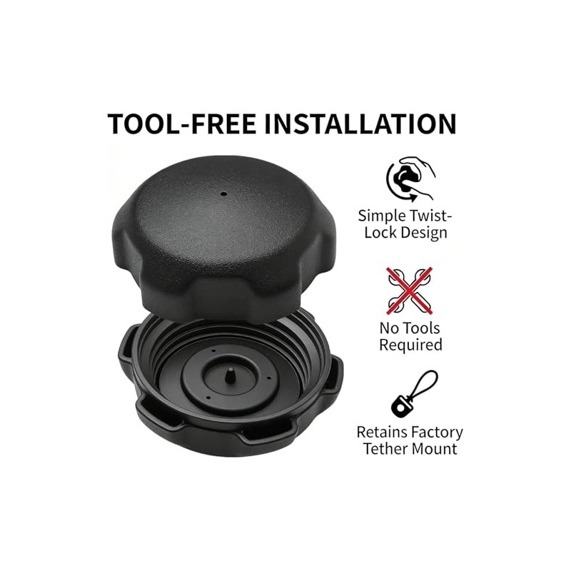 709000868 Fuel Tank Gas Cap Compatible with 2018-Up Can Am