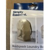 Simply essential Laundry Bag Simply Essential Backpack Tan Shoulder Straps