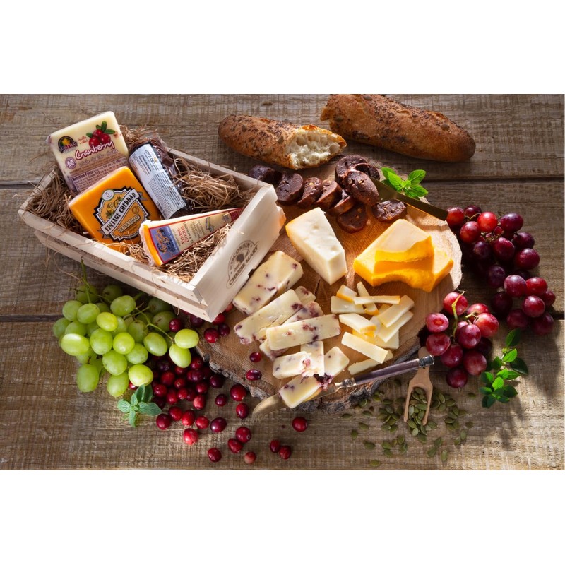 Best Sellers Cheese Sampler Gift Basket | Authentic Wisconsin Cheese