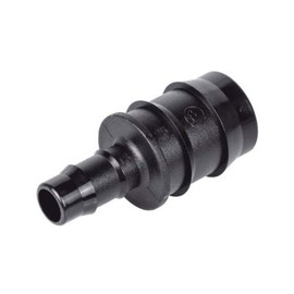 1" to 1/2" Reducing Joiner Pond Pipe Connector for Corrugated Hose, Barbed Step Down Fitting, 25mm to 13mm Hose Adapter