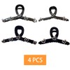 Claw Clips for Fine Hair Black - Aesthetic Girls Hair