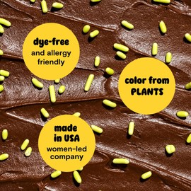 Supernatural Grassy Green Softies Natural Sprinkles, Dye-Free, Made in USA, Soy Free, Gluten Free, Vegan, 16oz
