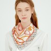 Daks (신세계강남점)DCSC4E142P2 SILK100% 핑크 체인 패턴 스퀘어 실크스카프 (Shinsegae Gangnam)