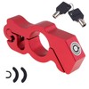 Windance Motorcycle Anti Theft Lock,Heavy Duty Front Brake Lock,Throttle Grip