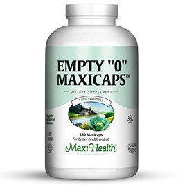 Maxi Health Vacías 0 cápsulas vegetarianas Maxicaps, 250 unidades