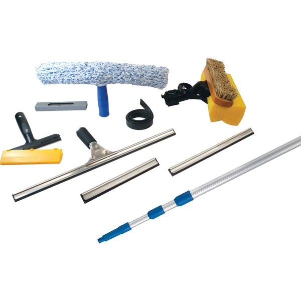 Ettore 2510 Universal Window Cleaning Kit Silver 36 Inch