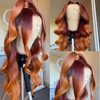 haha Ginger Ombre Lace Front Wig Human Hair 13x4 Hd