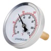 Uharbour 2-1/2" Dial Water Thermometer, Water Temperature Gauge with 1-3/4"