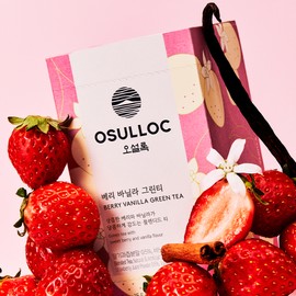 OSULLOC Berry Vanilla Green Tea 15ea - OSULLOC Berry Vanilla Green Tea 15ea
