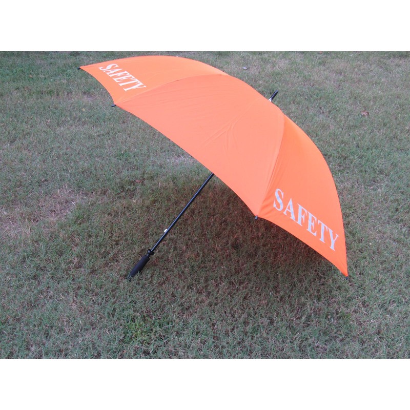 Safety Orange Color 68" Golf Umbrella Crossing Guard Super Jumbo