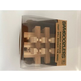 Bamboozlers wooden bamboo puzzle new