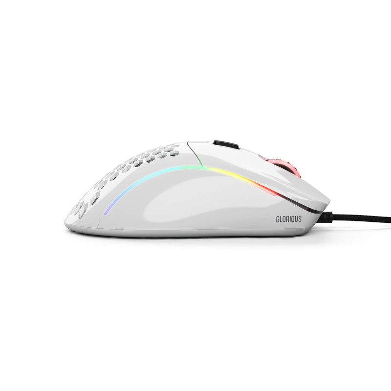 Glorious Model D Gaming Mouse, Glossy White (GD-GWHITE) (Renewed)