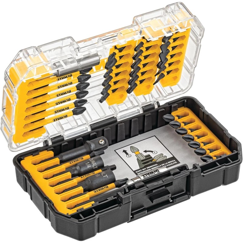Unbranded Screwdriver Bit Set, Impact Ready, FlexTorq, 40-Piece (DWA2T40IR)