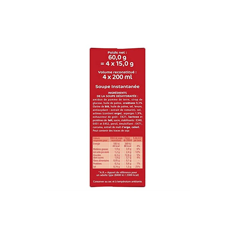 Royco - Minute Soup Asparagus Cream and Croutons 60g -