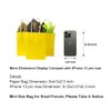 AWELL Mini Small Size Yellow Paper Bag with Handle Party