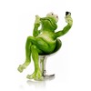 Keren Kopal Frog Taking a Selfie Trinket Box with Crystals