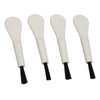 20pcs White Handle Black Hair Sound Aid Cleaning Brush Professional