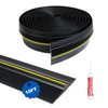 DGSL Universal Garage Threshold Seal Strip with Sealants/Adhesive, 10FT Waterproof