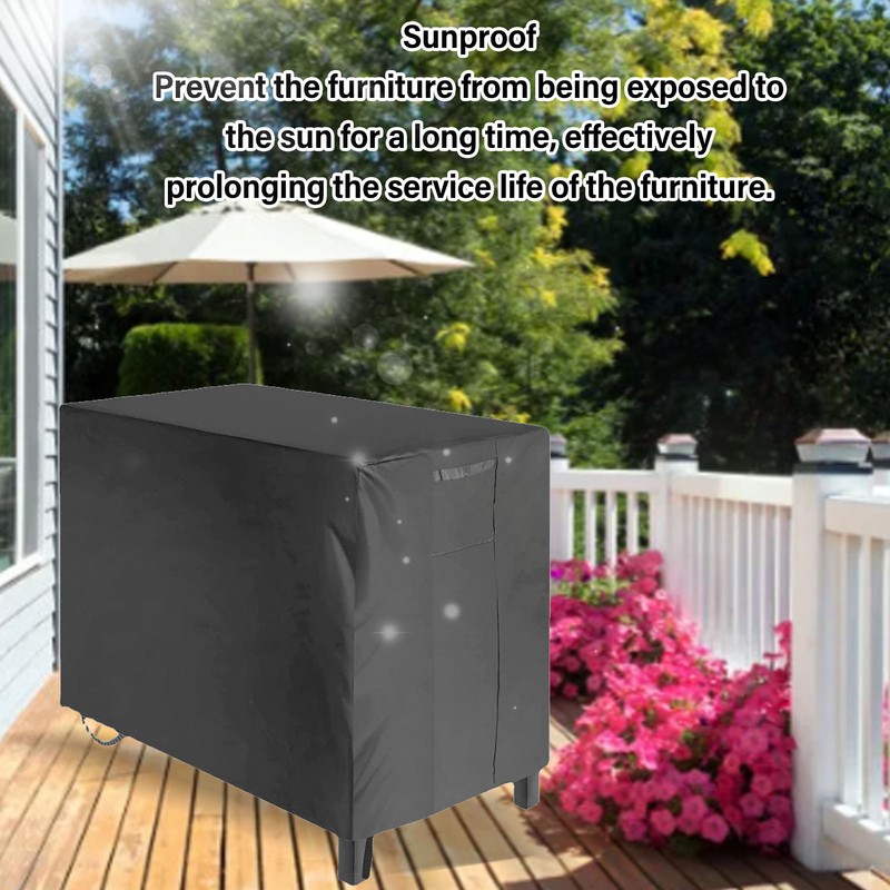 Dining Cart Cover Waterproof Dust Proof UV Proof Polyester Fiber