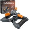 Joeys Sprinkler for Yard, Rotating Garden Sprinkler for Large Area