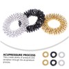 Healvian 9pcs Lightweight Acupressure Massage Ring Massager for Finger Fatigue