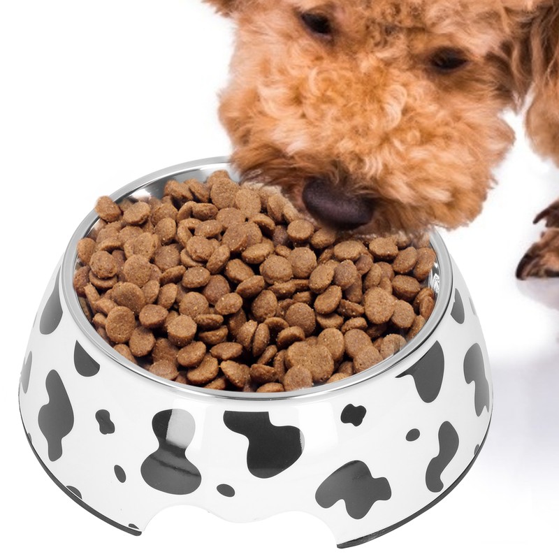 Dog Food and Water Bowl AntiSlip Base Stainless Steel Pet
