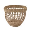 2PCS Woven Basket Handwoven Sea Grass Storage Basket for Flower
