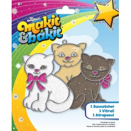 Colorbok Makit & Bakit Glittering Suncatcher Kit, Multicolor