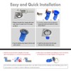 Shower Floor Drain Backflow Preventer, Waterless Trap Seal, One Way