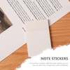 5 Piezas Bloc de Notas Adhesivas Transparentes Impermeables de Pet