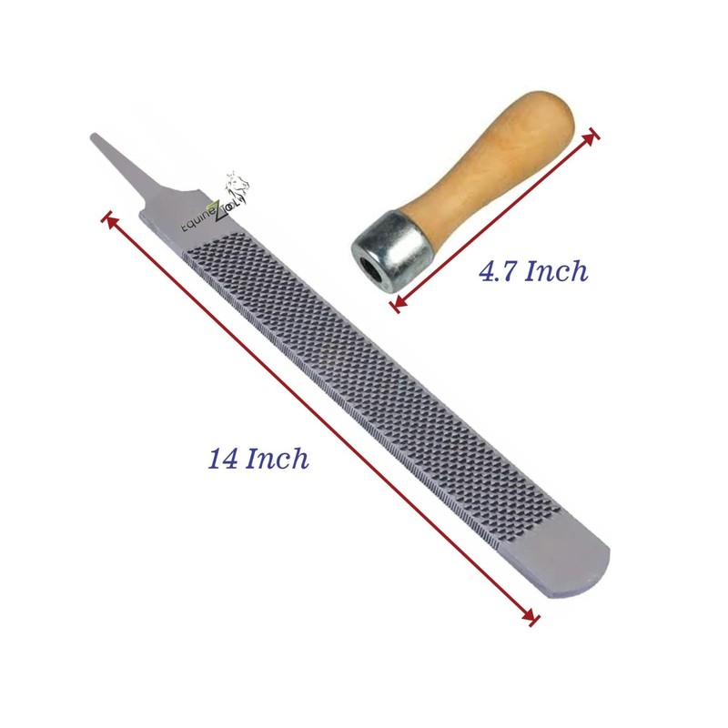 Equinez Tools Premium Farrier Hoof Rasp for Horse Hooves -