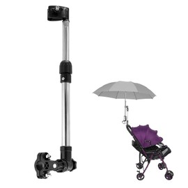 Paraguas para silla de ruedas, soporte retráctil para sombrilla para carriola, soporte universal para paraguas para bicicleta, carriola, silla de ruedas, carrito de pesca