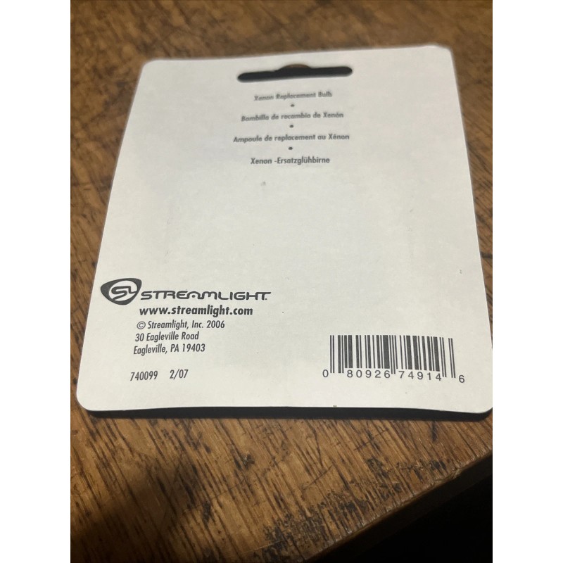 Streamlight Strion Xenon Replacement Flashlight Bulb 74914 NEW