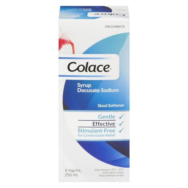 COLACE STOOL SOFTENER SYRUP, 250ML