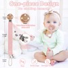 TYRY.HU Ribbon Pacifier Clip Holder,2 Pack Binky Paci Holder Clips,
