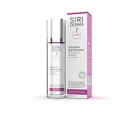 SIRIDERMA Pure Ultimativ Nacht -Repair- | Ohne Duftstoffe | 50 ml | Basische Anti-Age Nachtpflege | Hyaluron und 8 Pflanzenöle | Vegan