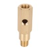 Mini Split Gauge Adapter Oil Pressure Gauge Adapter 0.25NPT Brass